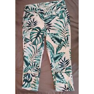 Women's Tommy Bahama Skinny Ankle Jeans Tropical Print 26x28